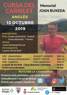 Marxa del carrilet 2022 d'Anglès, memorial Joan Buxeda