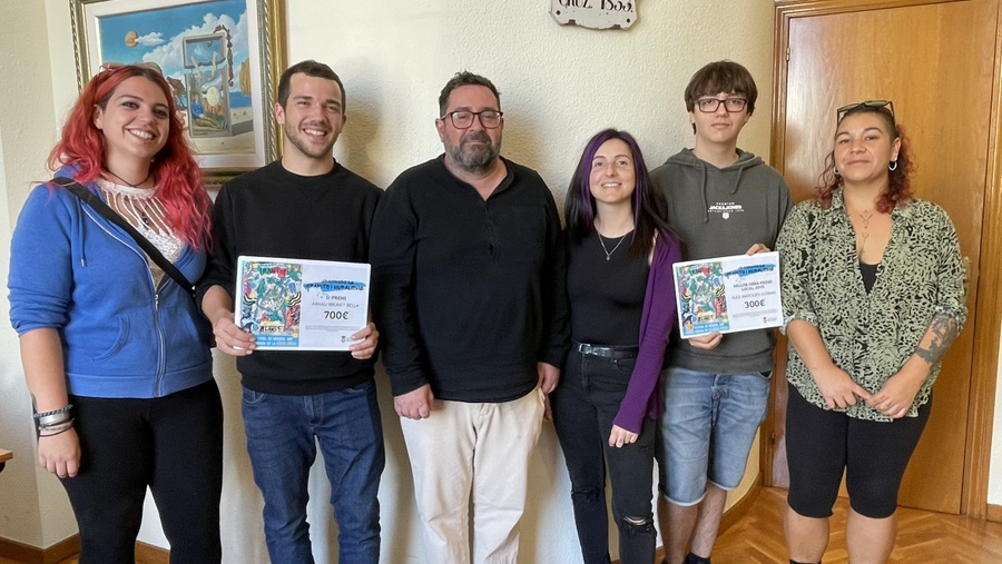 Arnau Brunet i John Sjogreen guanyen el 1r i 2n Premi del Concurs de Graffitis del BUF 2024
