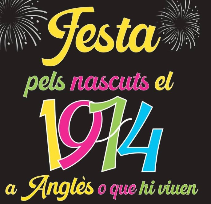 Anglès celebra una festa especial per als nascuts el 1974