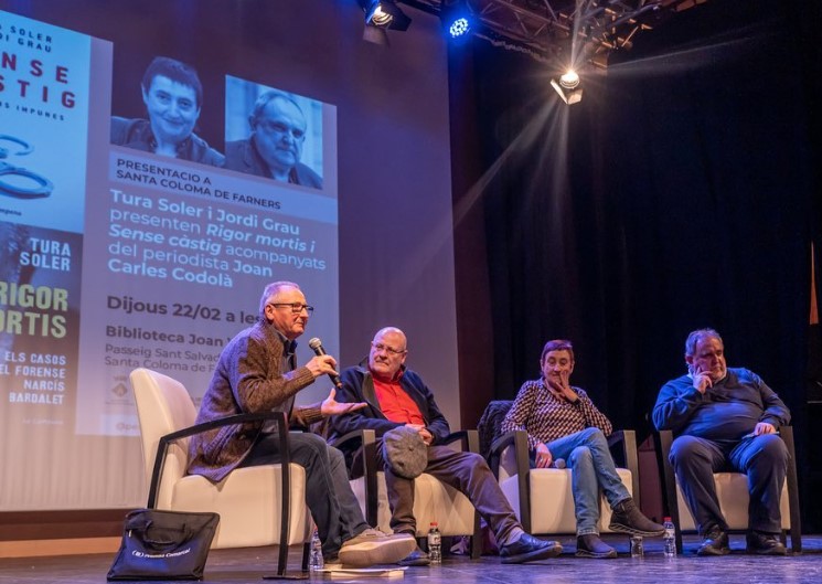 Tura Soler i Jordi Grau presenten "Rigor Mortis" i "Sense càstig" a Santa Coloma de Farners