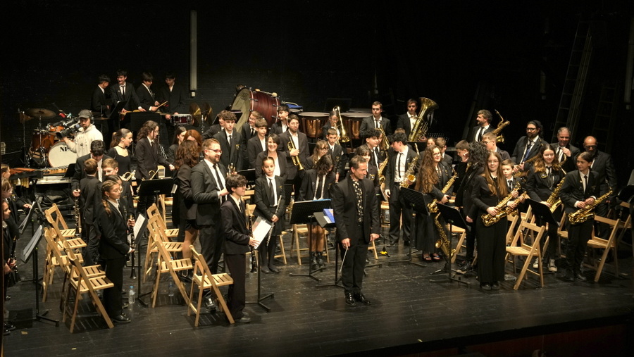 Concert de Germanor Internacional de la Banda i Cobla Col·legi Santa Maria de Blanes & Massachusetts Youth Wind Ensemble