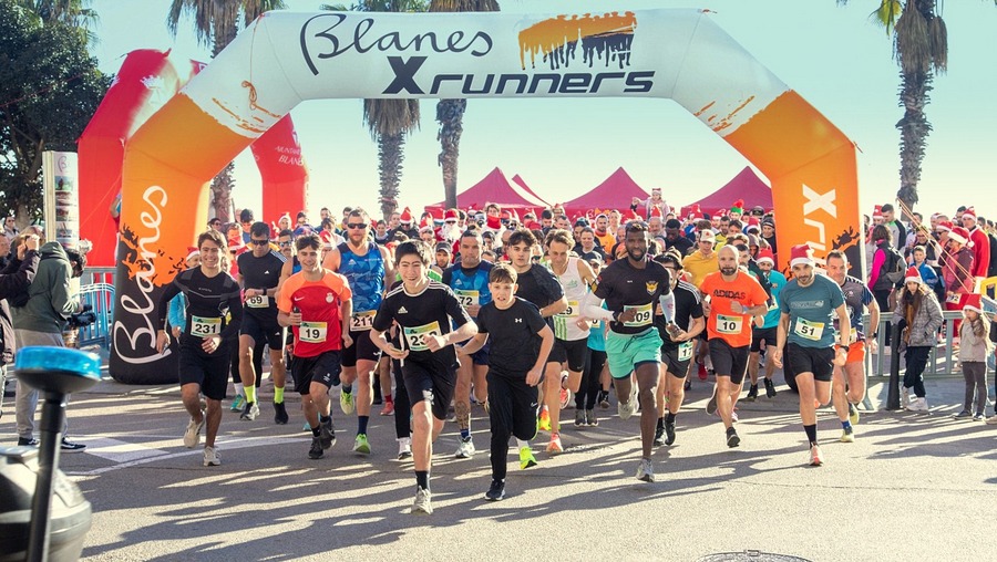 La VI Cursa Popular de Sant Silvestre de Blanes ha acollit un total de 310 corredors i corredores 