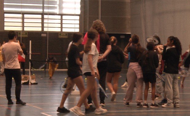 A prop de 600 alumnes participen en la 3a jornada escolar 'Mou-te per l'esport' del GTEF Blanes