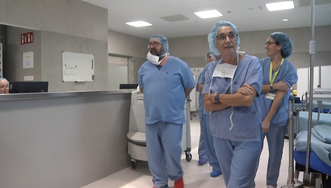 La consellera de Salut visita el nou bloc quirúrgic de l'Hospital Comarcal de la Selva