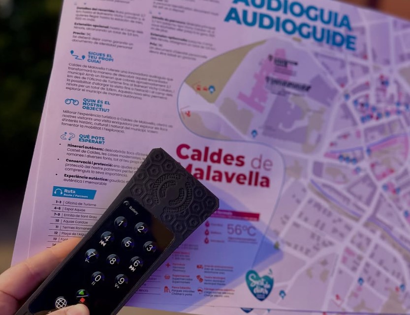 Caldes de Malavella estrena audioguies per enriquir l'experiència turística