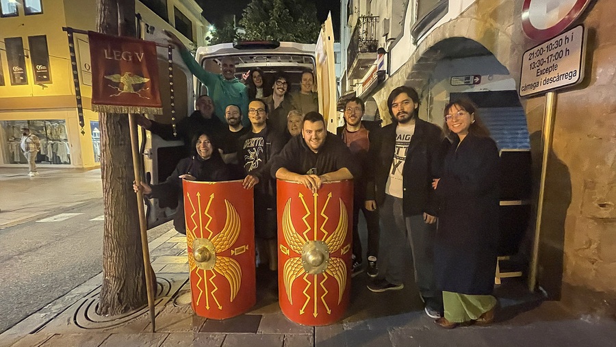 Els Manaies de Blanes, l'única entitat de Catalunya que participa en els actes del naixement de Roma