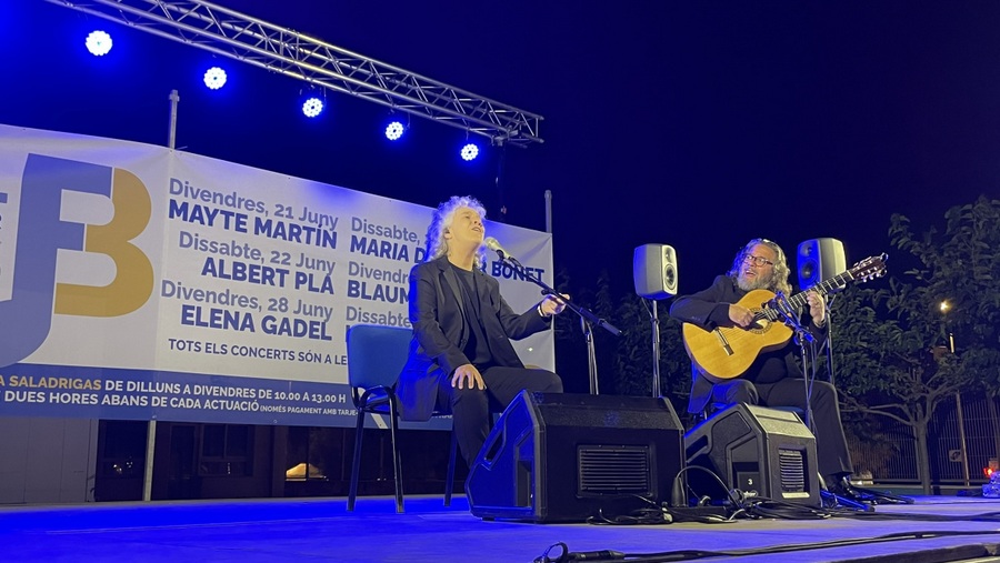 Blanes estrena el Festival de Concerts Arran de Mar amb el flamenc íntim de Mayte Martín 
