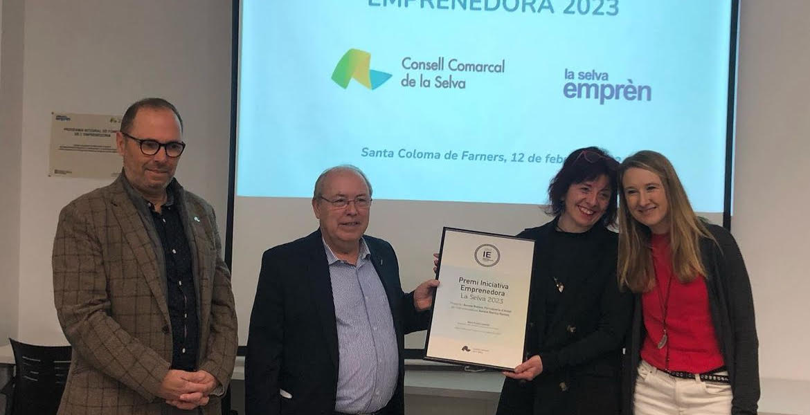 Aurora Ramos Perruqueria d'autor, premiada com a millor iniciativa emprenedora de La Selva 2023
