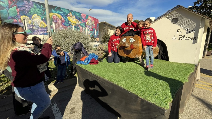 Blanes rep la visita especial d'Es Tió, que el 21 i 22 de desembre visitarà diversos veïnats