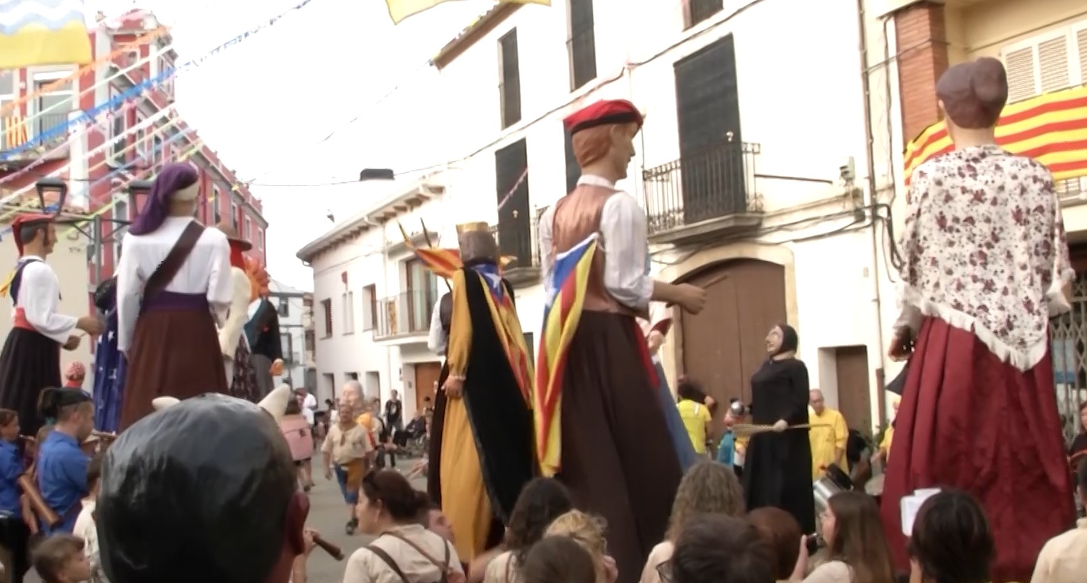 FESTA MAJOR DE RIUDARENES 2023: Cercavila de gegants