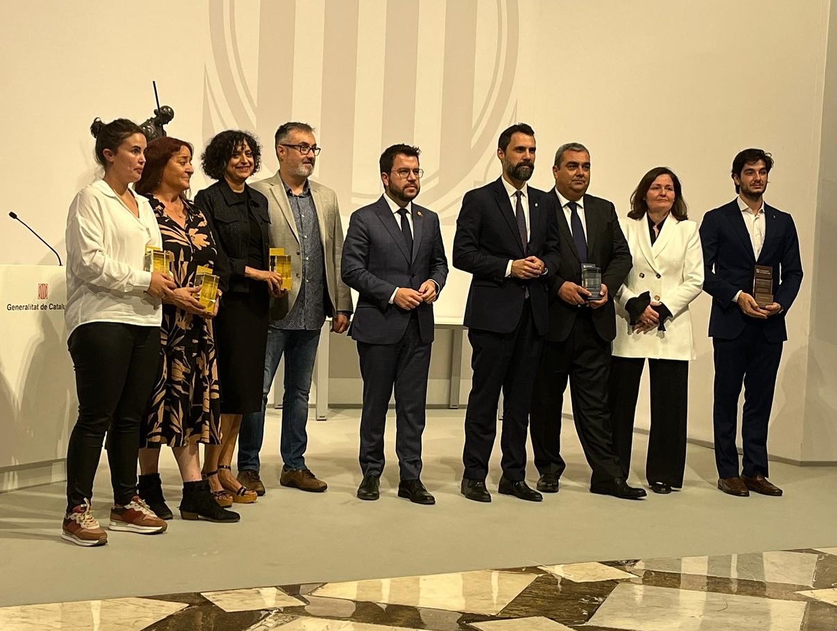 Premi a la Iniciativa Col·lectiva per la campanya Apropem el Comerç, "A la Selva, Tots Som Comerç Local"