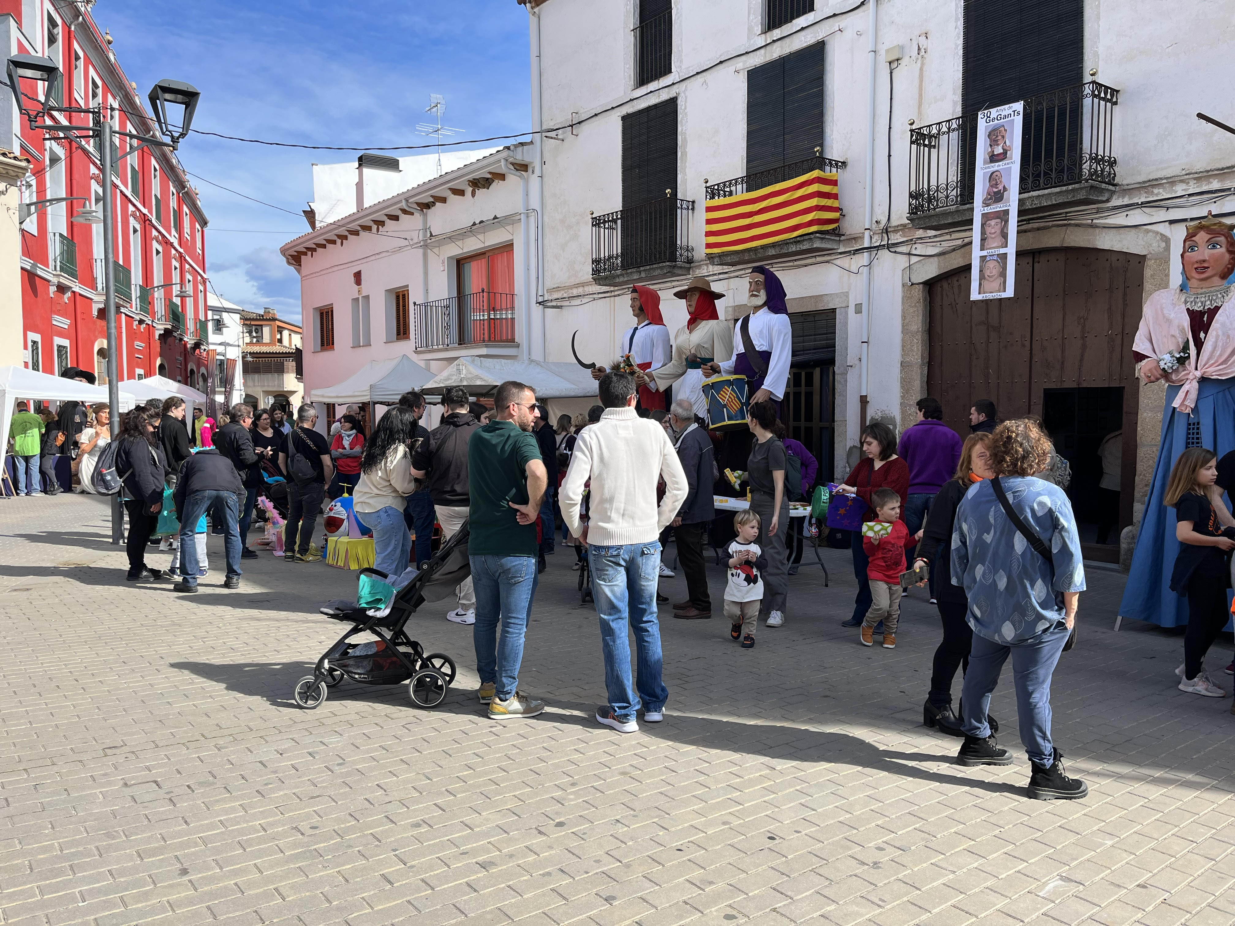 Riudarenes celebra la 4a Fira Gegantera de les Comarques Gironines
