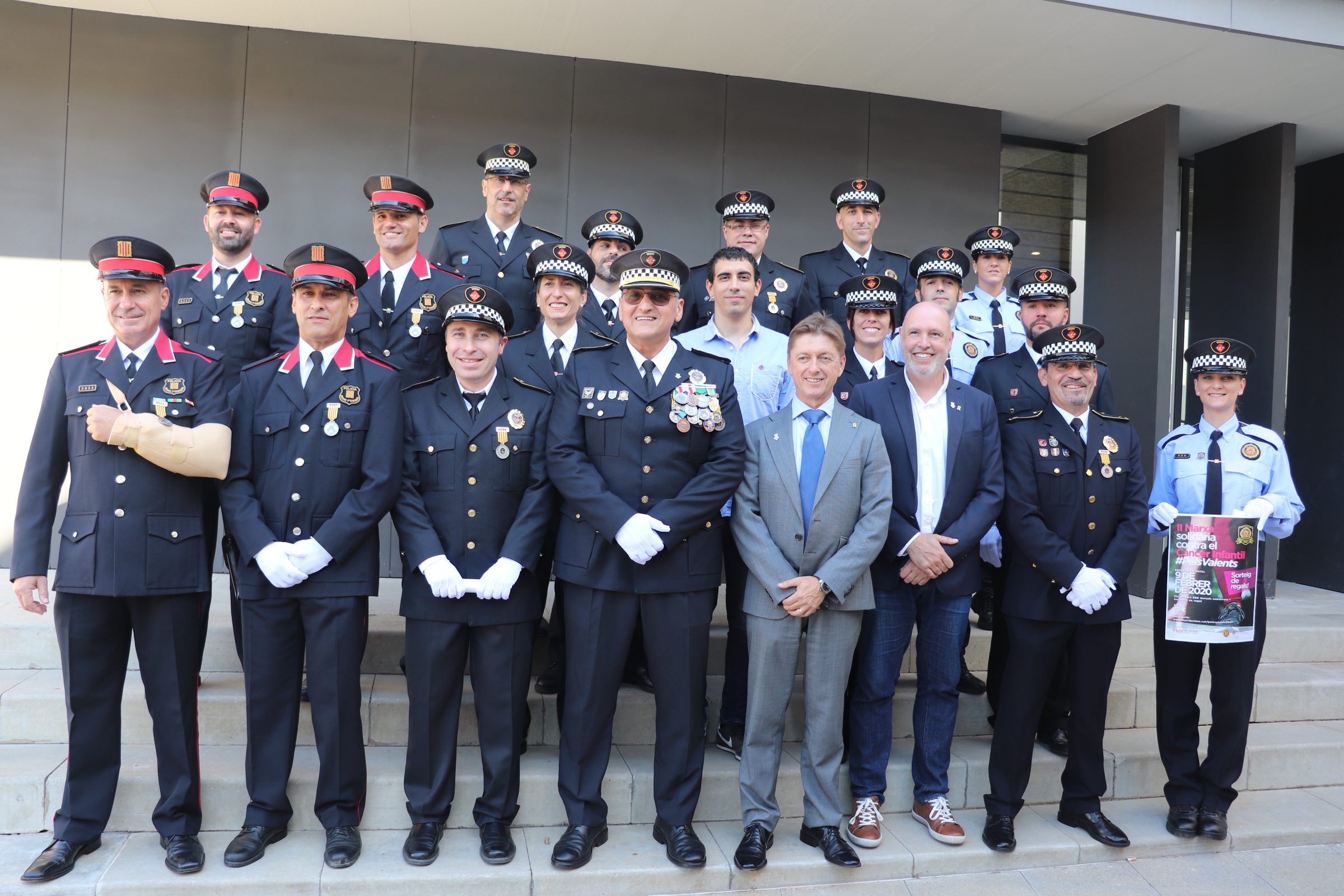 Caldes de Malavella celebra la diada del cos policial al nou auditori municipal