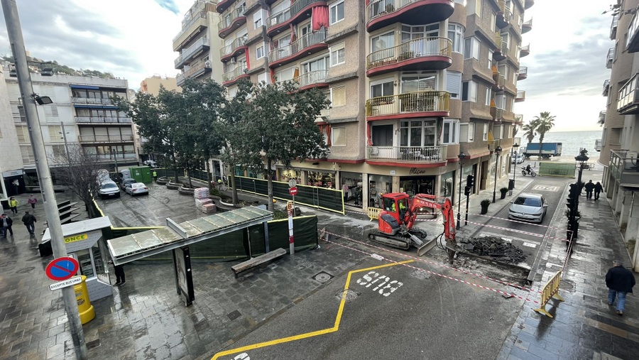 Blanes comença les obres de millora de la xarxa pluvial al nucli antic