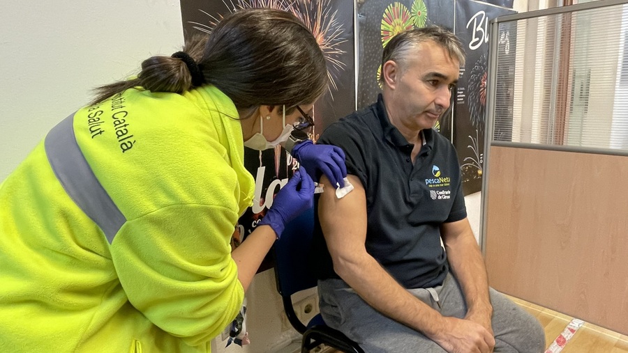 Un total de 88 persones participen en la Jornada de Vacunació Oberta contra la Grip i la COVID a Blanes 