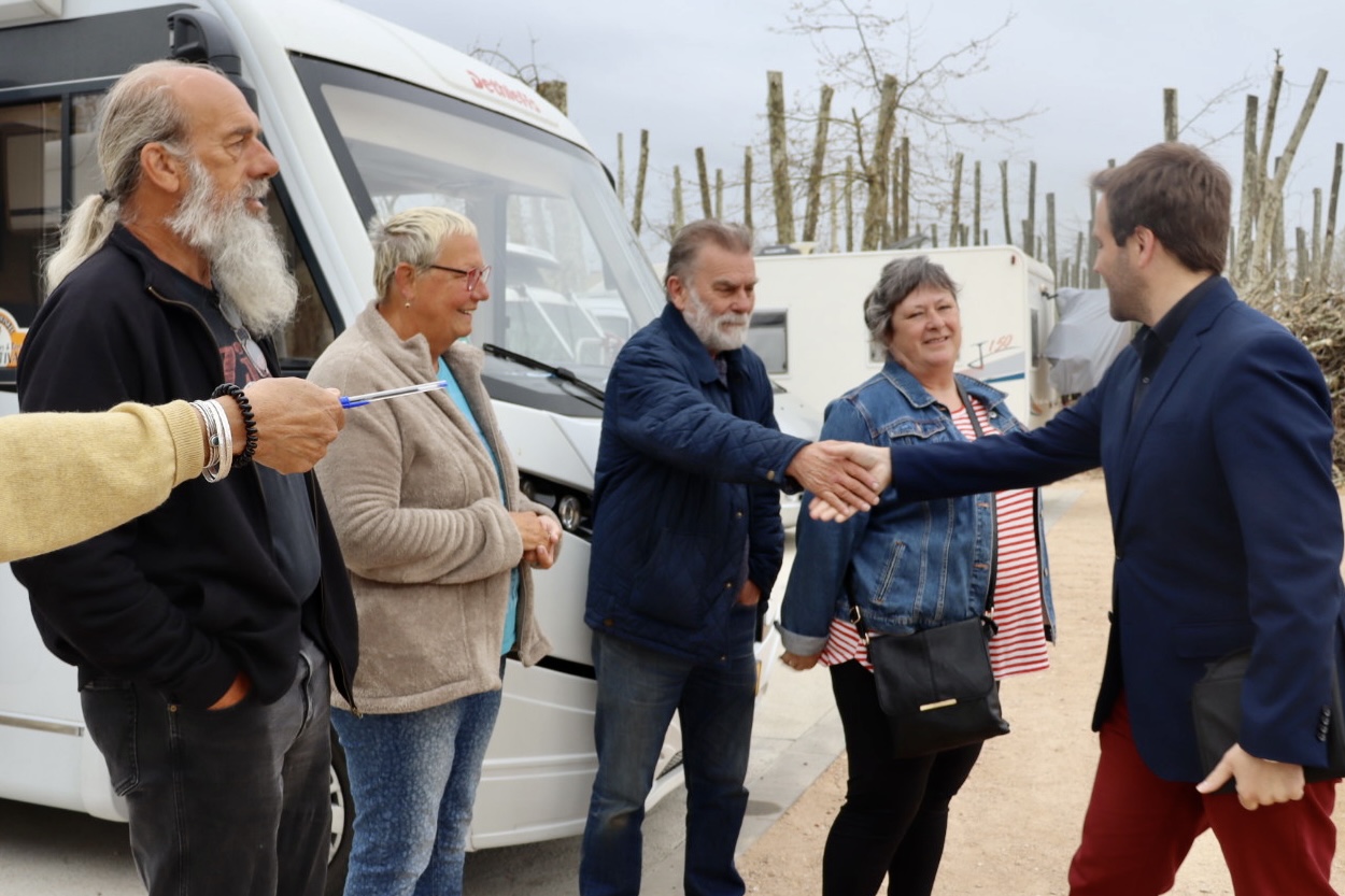 Es posa en funcionament el nou pàrquing d'autocaravanes a Vidreres
