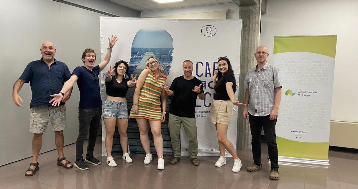 L'Oficina Jove de la Selva presenta la campanya 'Cap Caos al Cap' a professionals de Gal·les