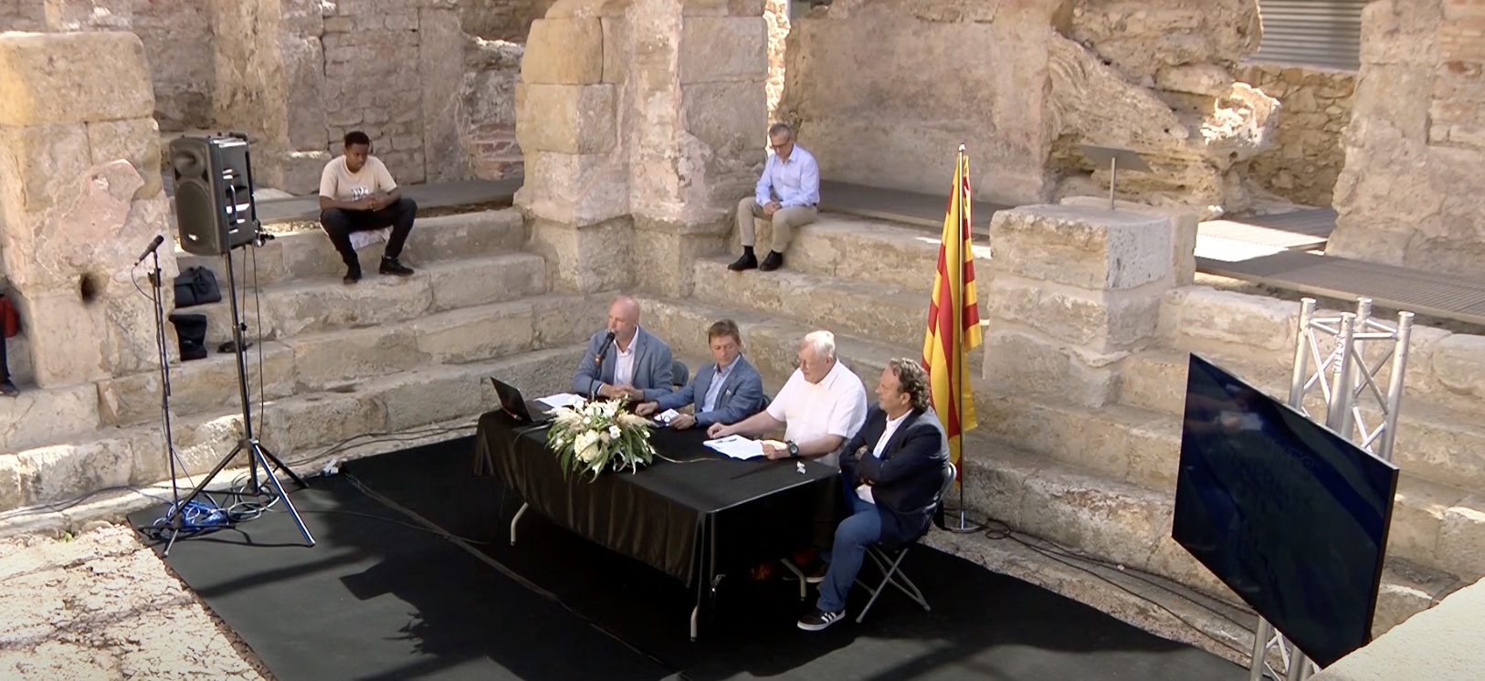 Presentació del projecte Transfronterer entre Caldes de Malavella i Amélie-Les-Bains