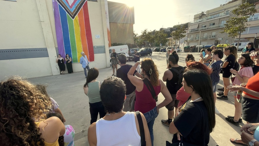  Dama de Ruiz va ser l'encarregada de donar el pregó del Dia de l'Orgull LGTBIQ+ a Blanes
