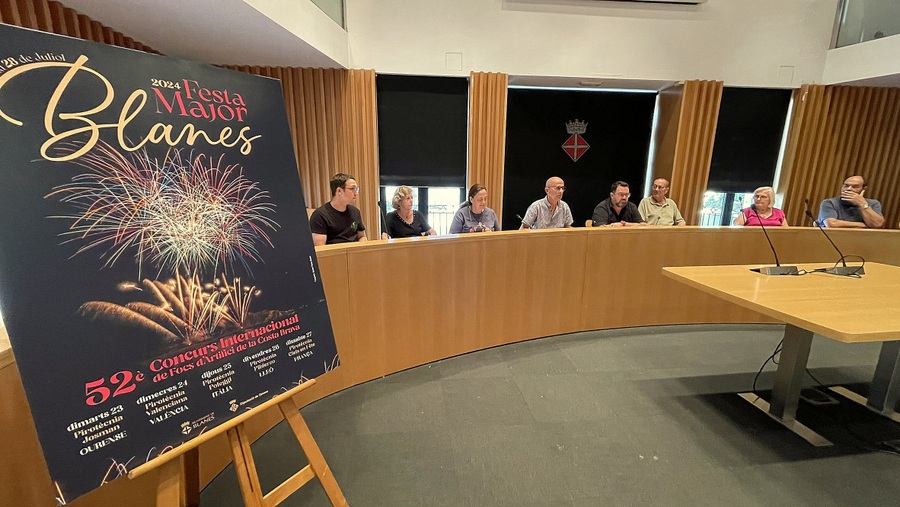 Un total de 50 persones s'encarregaran de nomenar el guanyador del 52è Concurs Internacional de Focs d'Artifici de Blanes