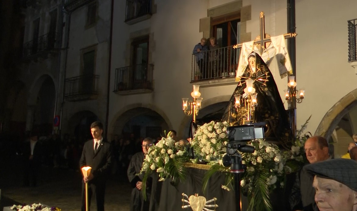 Èxit d'assistència en la processó de la 'Festa dels Dolors' a Amer