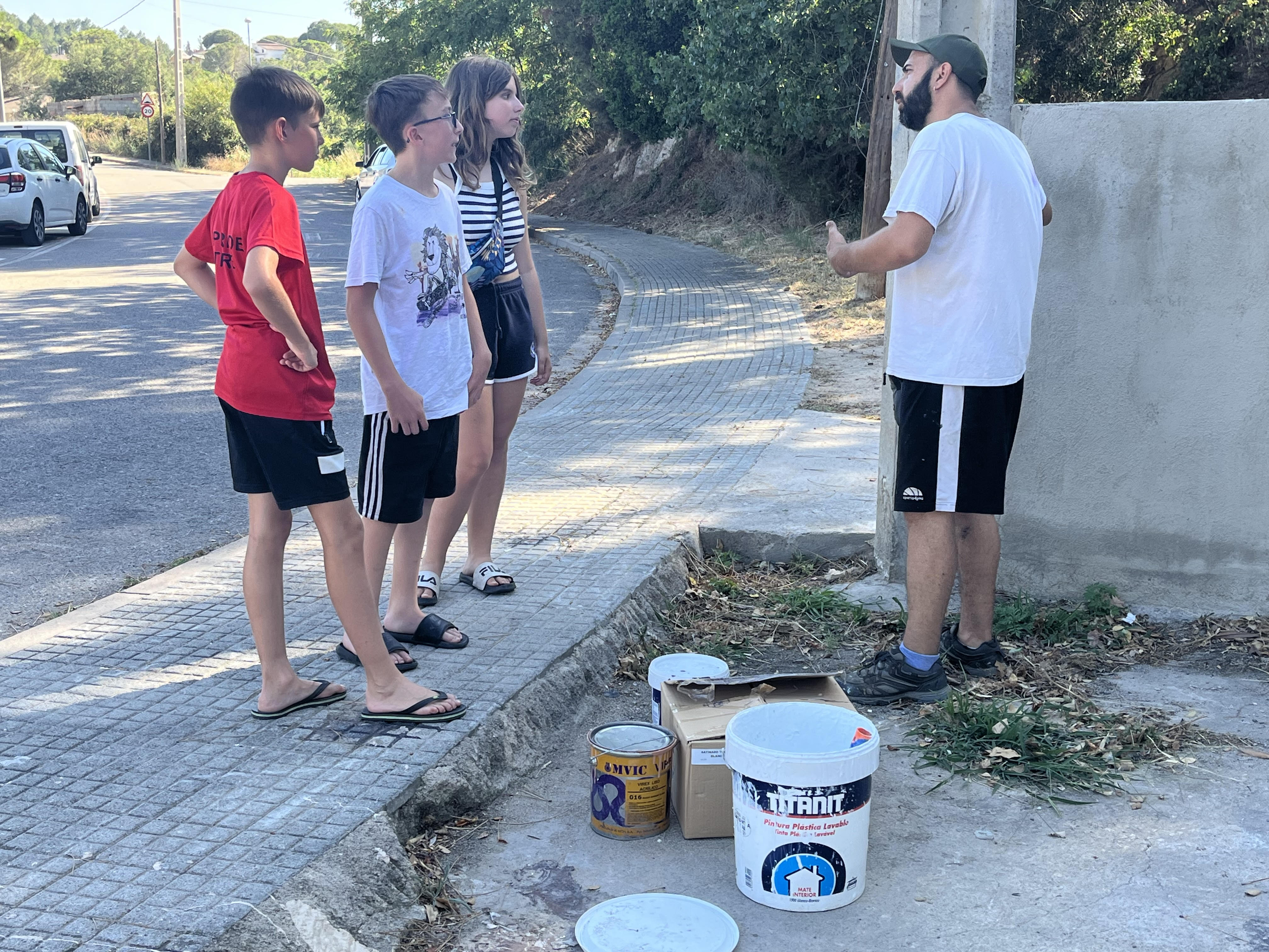Riudarenes inicia un taller d'art urbà destinat als joves del municipi 