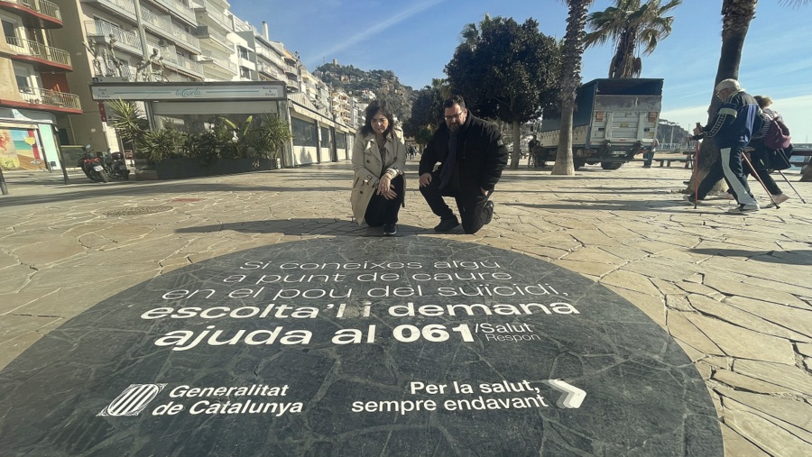 L'Ajuntament de Blanes se suma a la campanya 'No el deixis caure en el pou del suïcidi' del Departament de Salut
