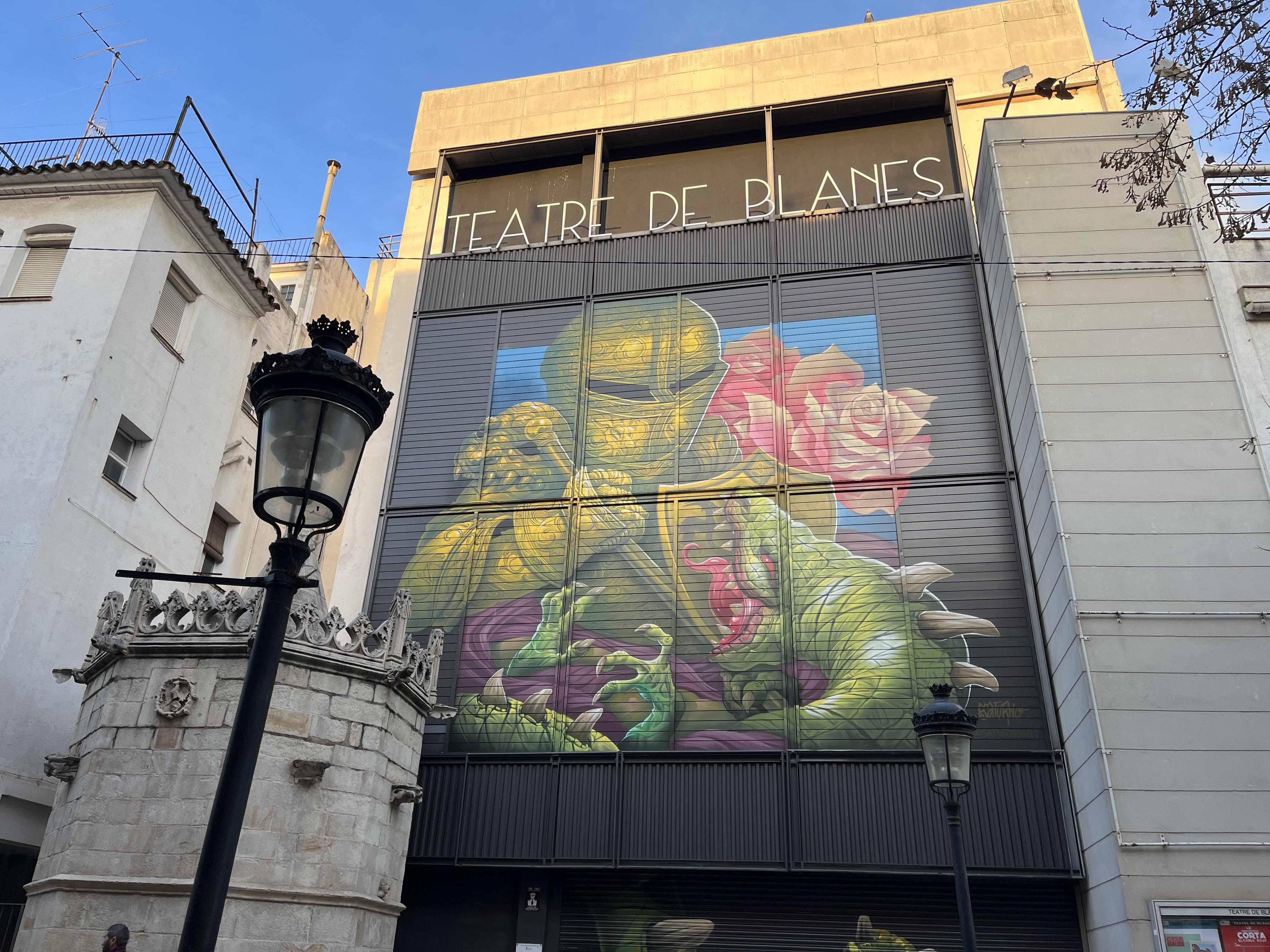 La Generalitat demana a l'Ajuntament de Blanes retirar el mural de l'artista Saturno
