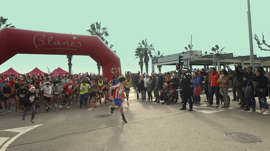 Rècord de participació en la 5a Cursa de Sant Silvestre de Blanes amb 370 corredors i corredores