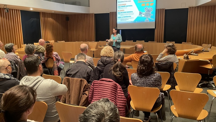 Blanes ha acollit la III Mostra de Curtmetratges 'Mal del Cap' 2024 amb vuit pel·lícules