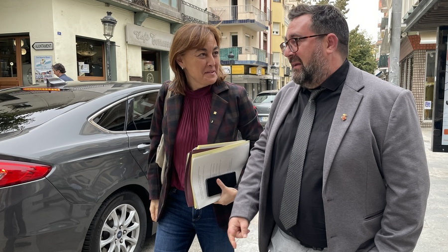 La consellera Paneque i l'alcalde de Blanes tracten la construcció d'habitatges de protecció oficial 