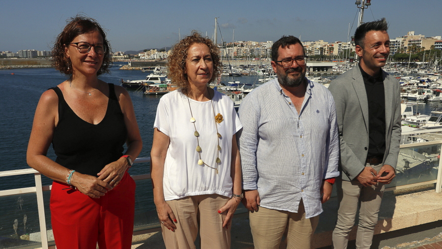 L'alcalde de Blanes i la consellera de Territori visiten les obres que s'han fet al port, amb una inversió d'1'6 M€