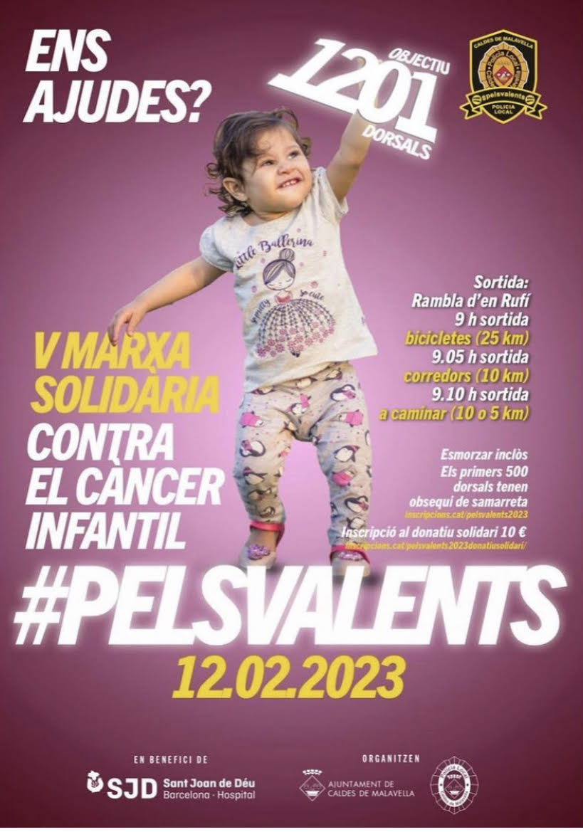 Encara hi ha places disponibles per la 5a Marxa Solidària #PelsValents 