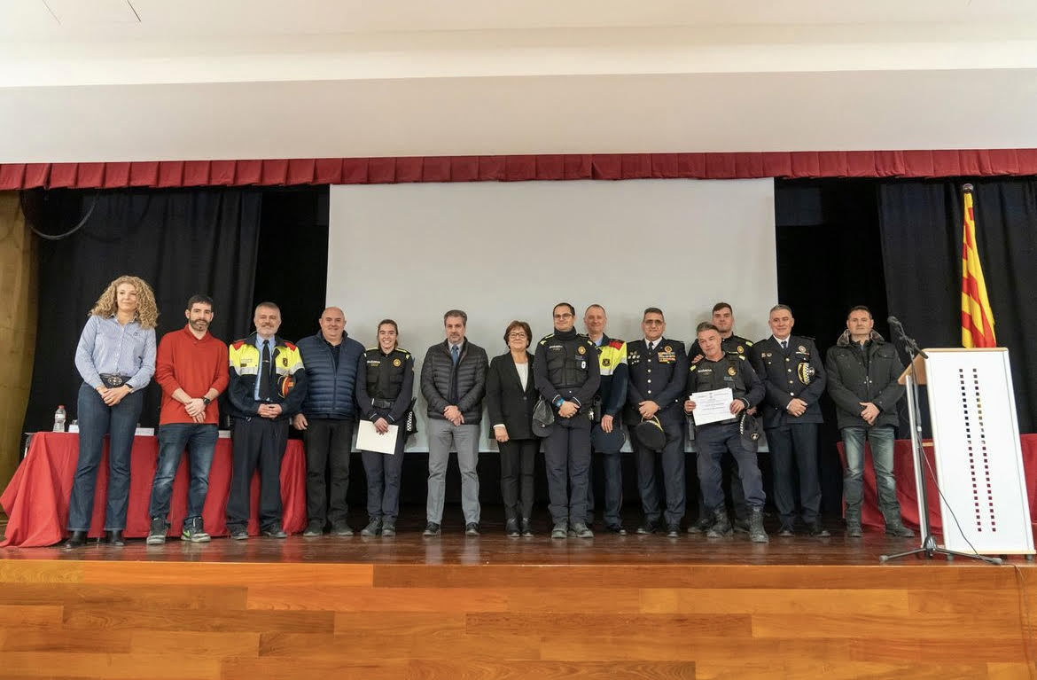 L'Ajuntament de Riudellots de la Selva celebra els cinc anys del Cos de Guàrdia Municipal