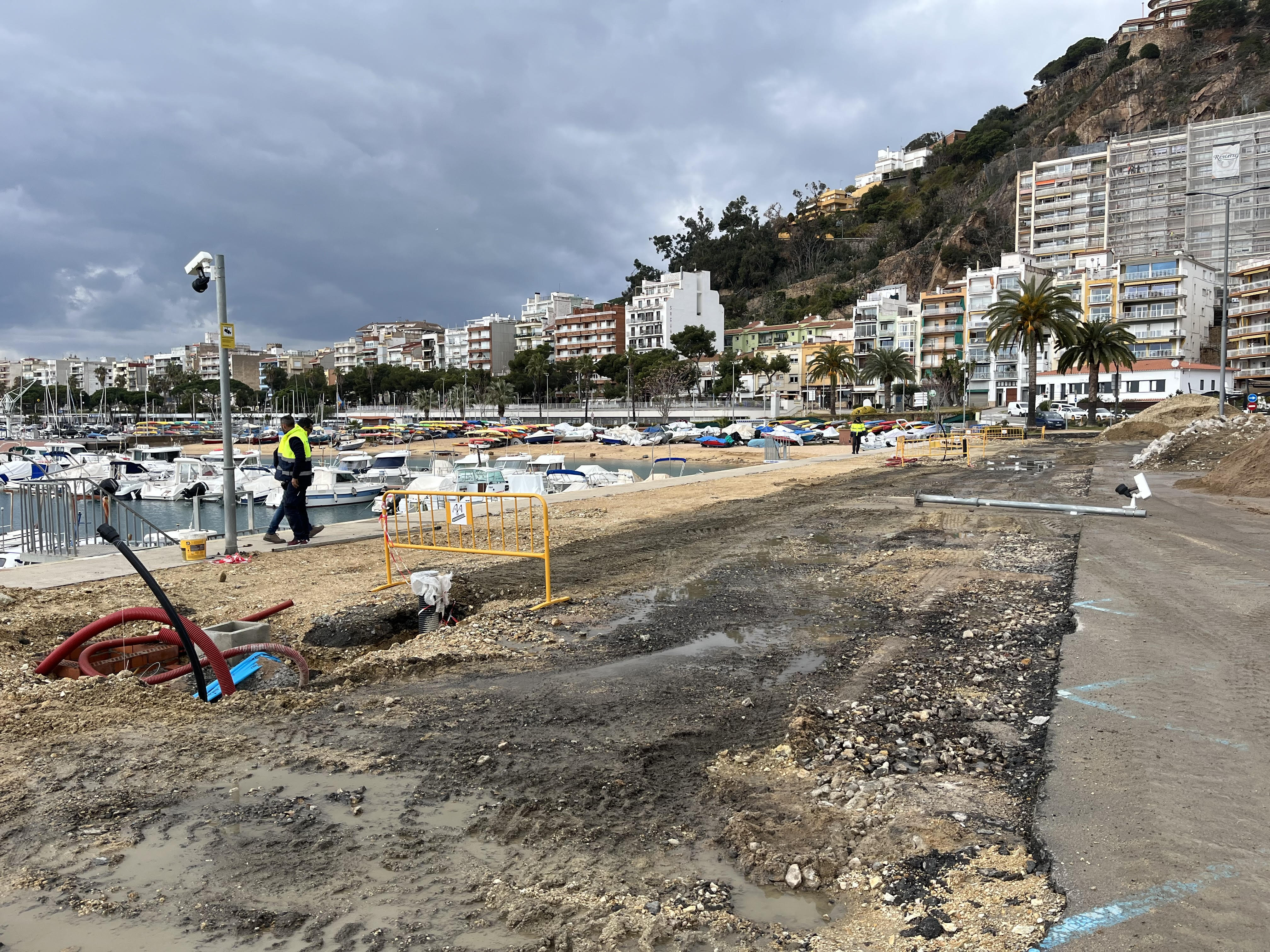 El Govern de la Generalitat porta a terme obres de millores al port de Blanes que finalitzaran al juny
