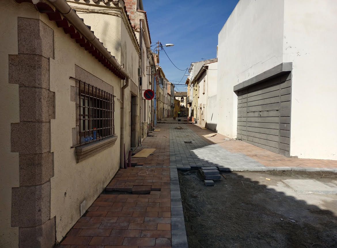 El municipi de Riudarenes tindrà el seu primer carrer de vianants